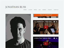 Tablet Screenshot of jonathanrussmusic.com